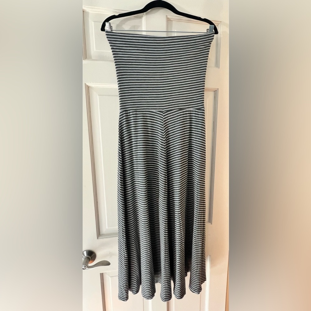 Lani California Striped Dress or Maxi Skirt Long One Size